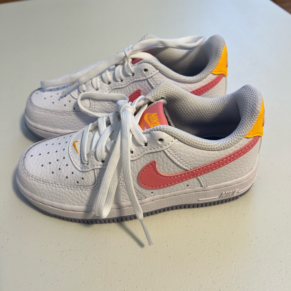 Brand NEW Nike Kids Sneakers with Pink and Yellow Accents